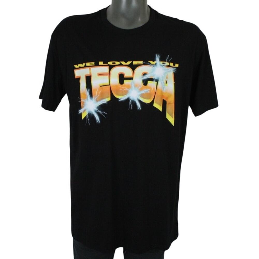 Lil Tecca We Love You Tecca Tour Shirt Mens XL Black Rap Hip Hop Tee